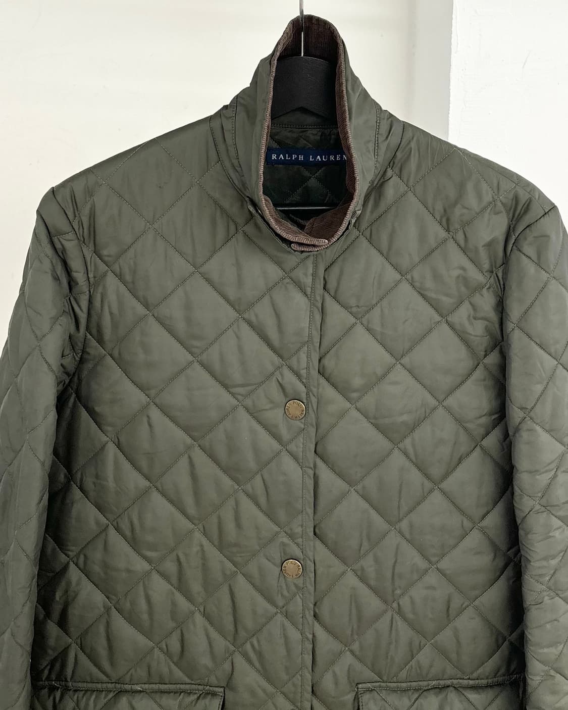 랄프 로렌 카키 퀼팅 점퍼 상품이미지2
