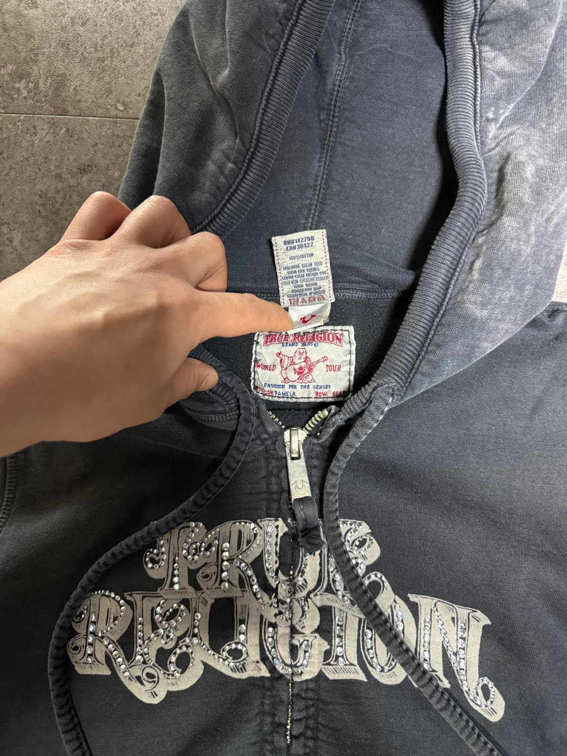 트루릴리전 후드티셔츠 ml 상품이미지2