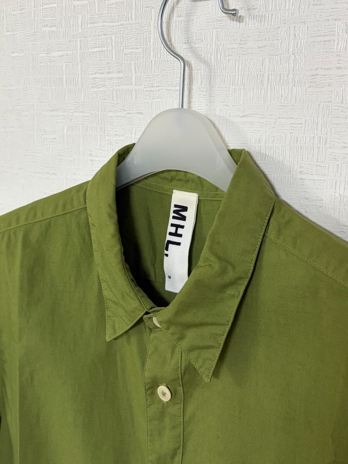 MHL green pocket shirts S size 상품이미지2