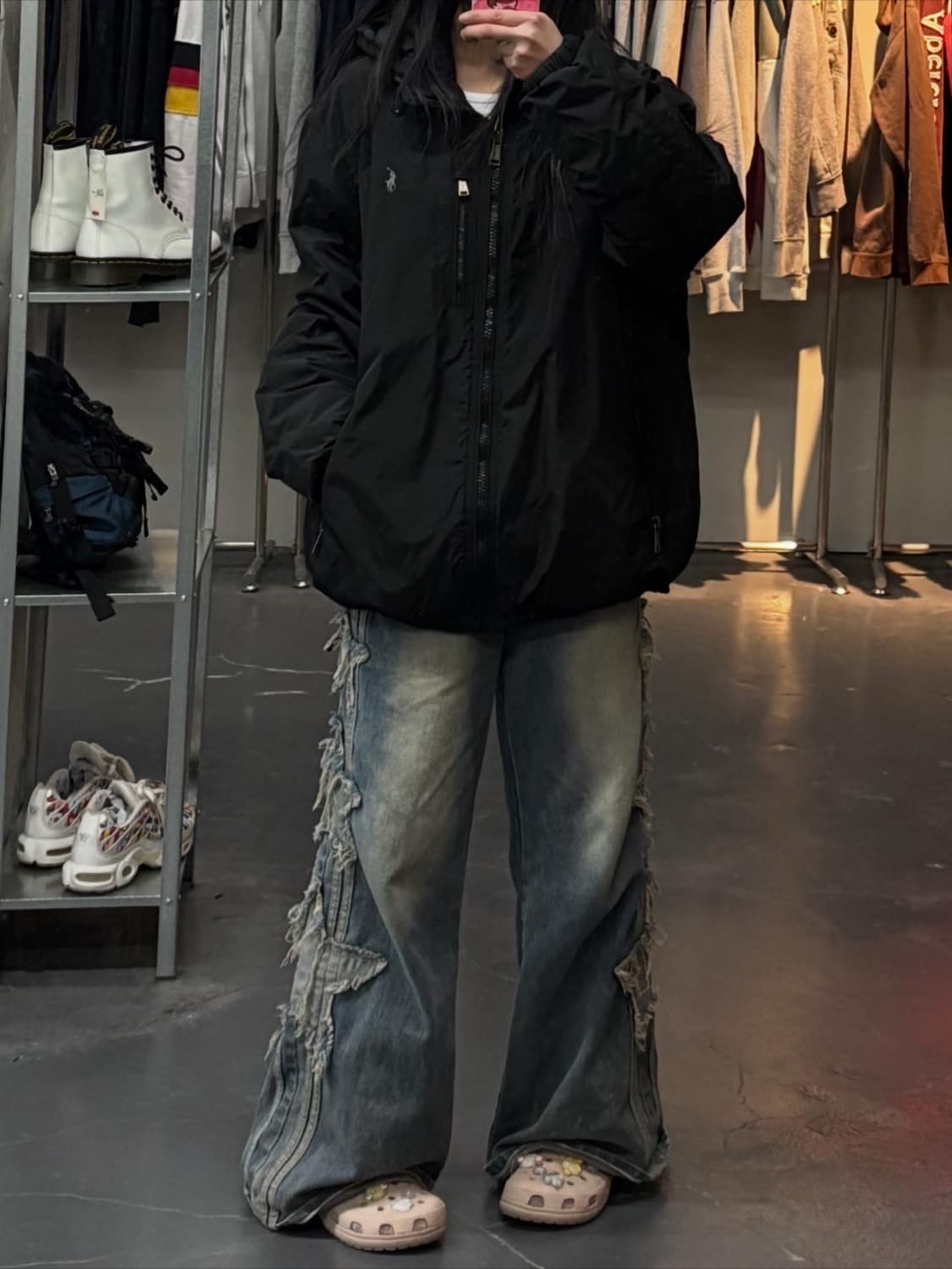 폴로랄프로렌 폴리쉘 다운 후드 패딩 A3244 상품이미지1