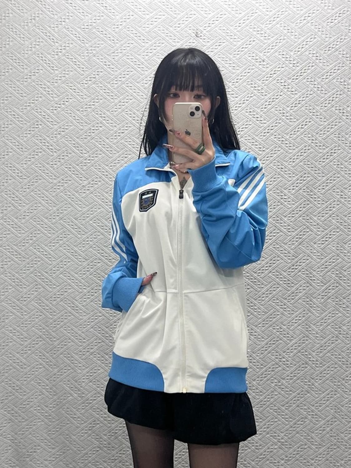 아디다스 레트로 스포티 아르헨티나 바람막이 져지 집업 105 C11958 상품이미지1