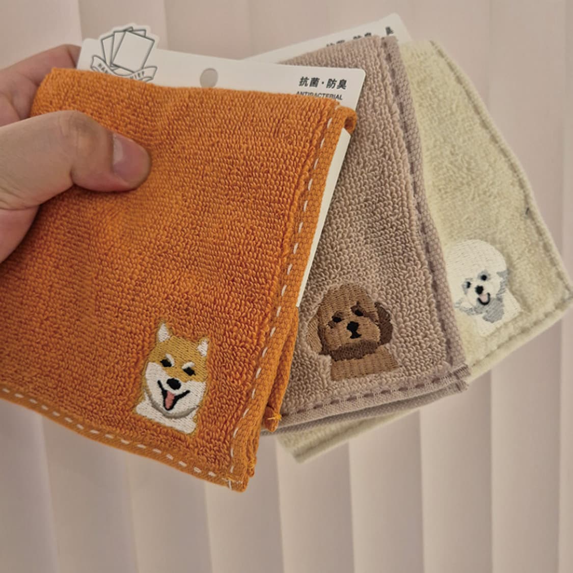 프랑프랑 바로트 손수건 - 시바이누, 푸들, 비숑 상품이미지1