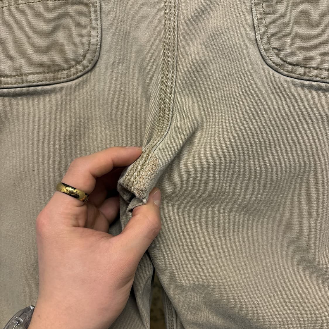 칼하트 릴렉스핏 스패너포켓 코튼캔버스 워크팬츠 N566 상품이미지7