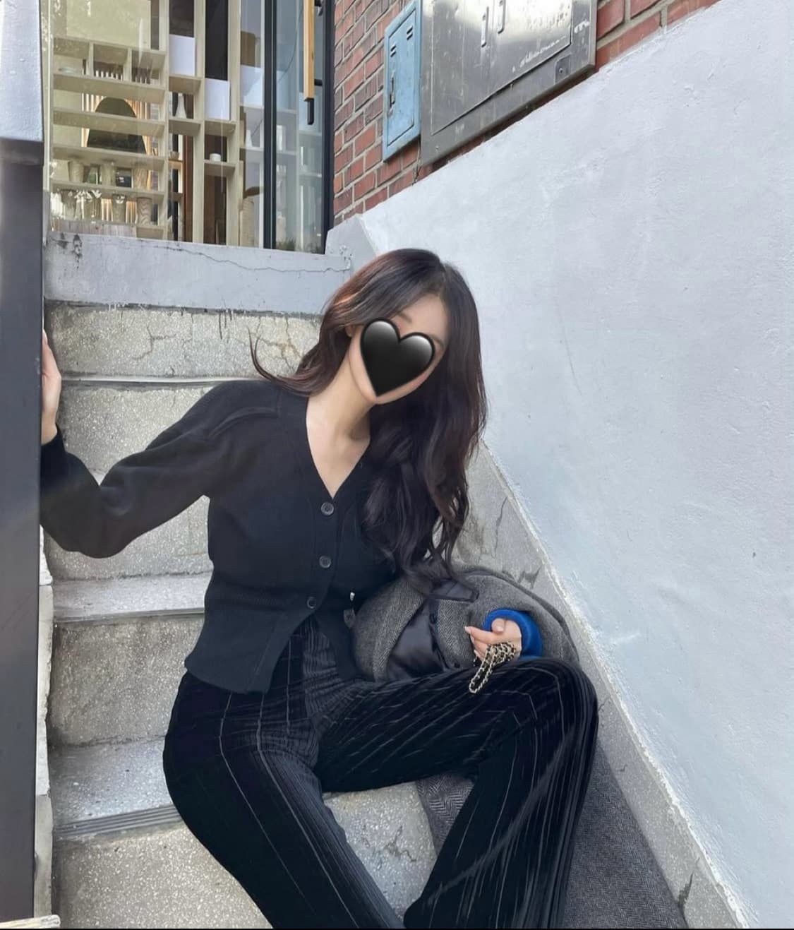 새상품 ) 임블리 글래머라인 블랙가디건 상품이미지2