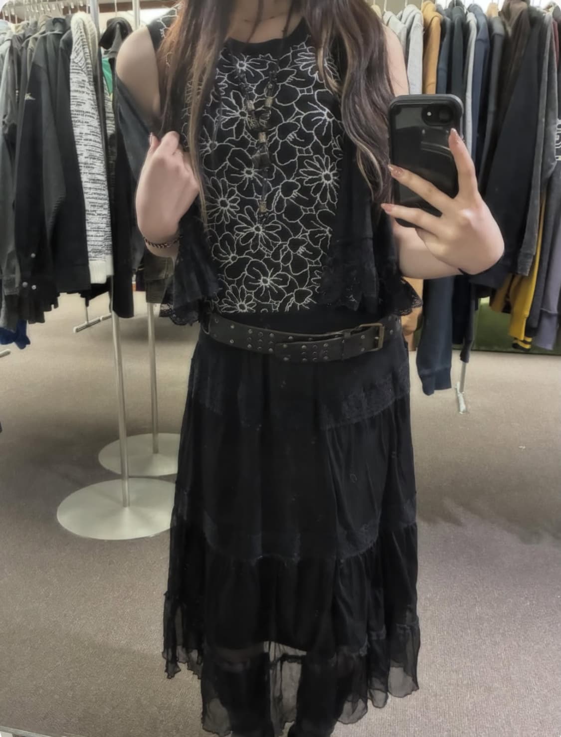 Chic Midnight Floral ✨🌑 상품이미지2