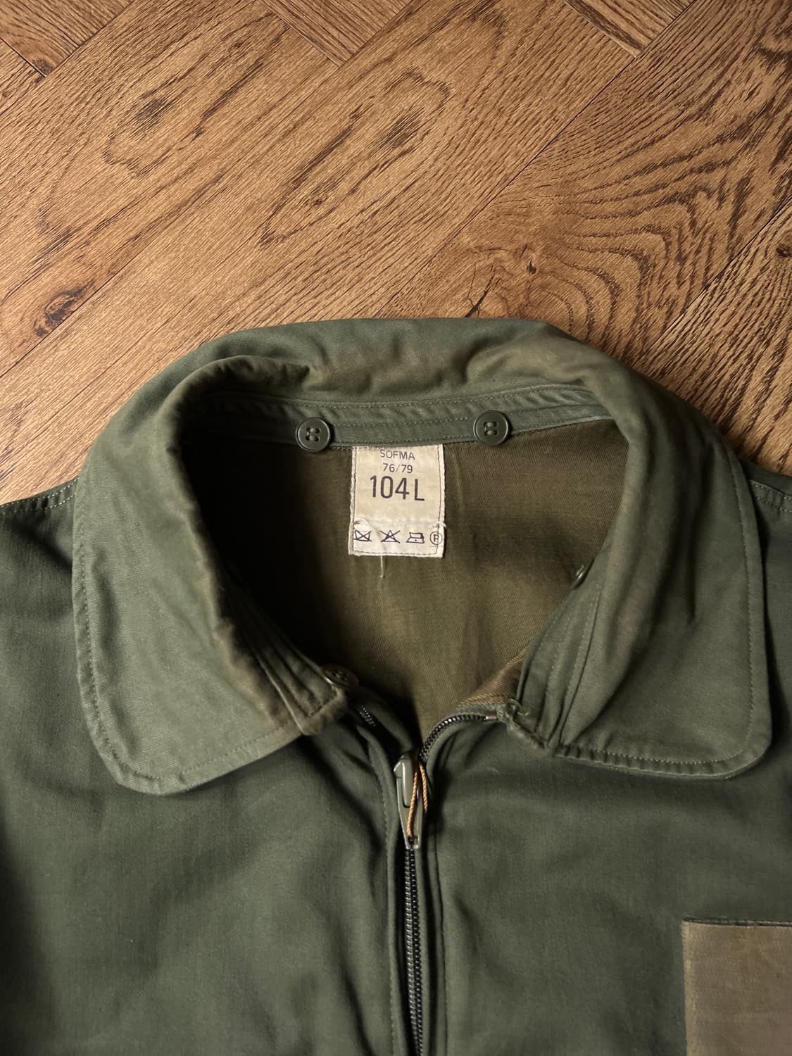 [L]70's 빈티지 프랑스 공군 플라이트 봄버 자켓 상품이미지2