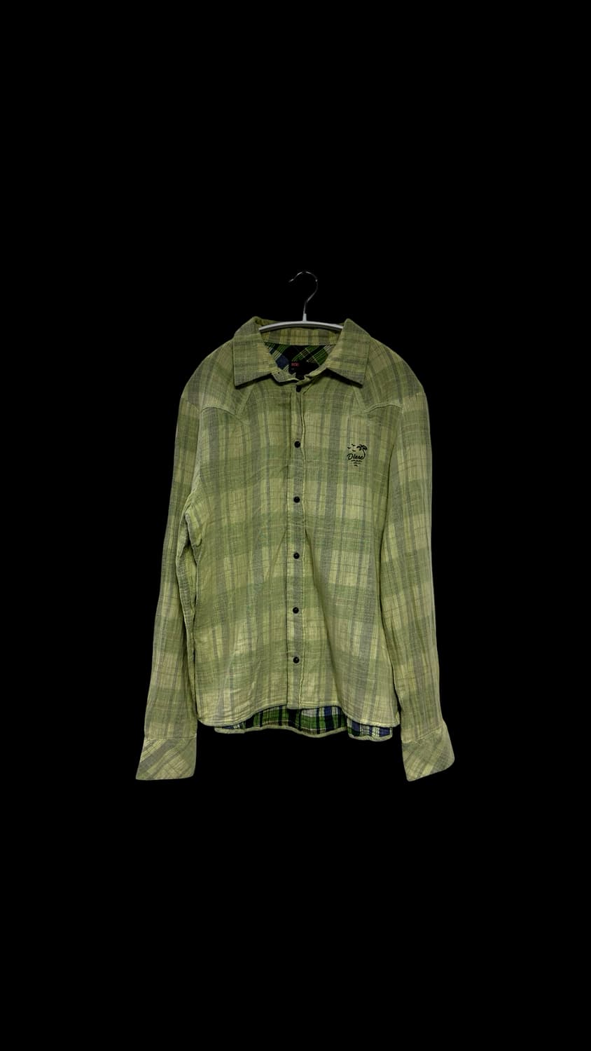 디젤 체크 셔츠 상품이미지1