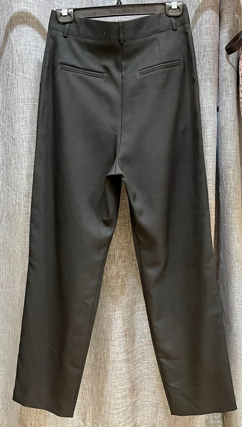 LOVE YOU MORE/ 도매택 절개세미와이드 슬랙스 블랙 /S 상품이미지3