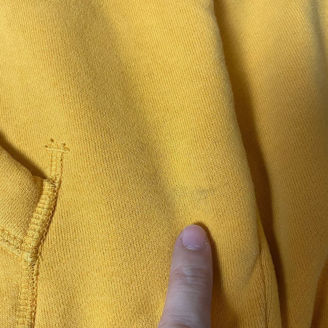 후아유 버건디 캘리포니아 자수 로고 후드 XL 상품이미지7