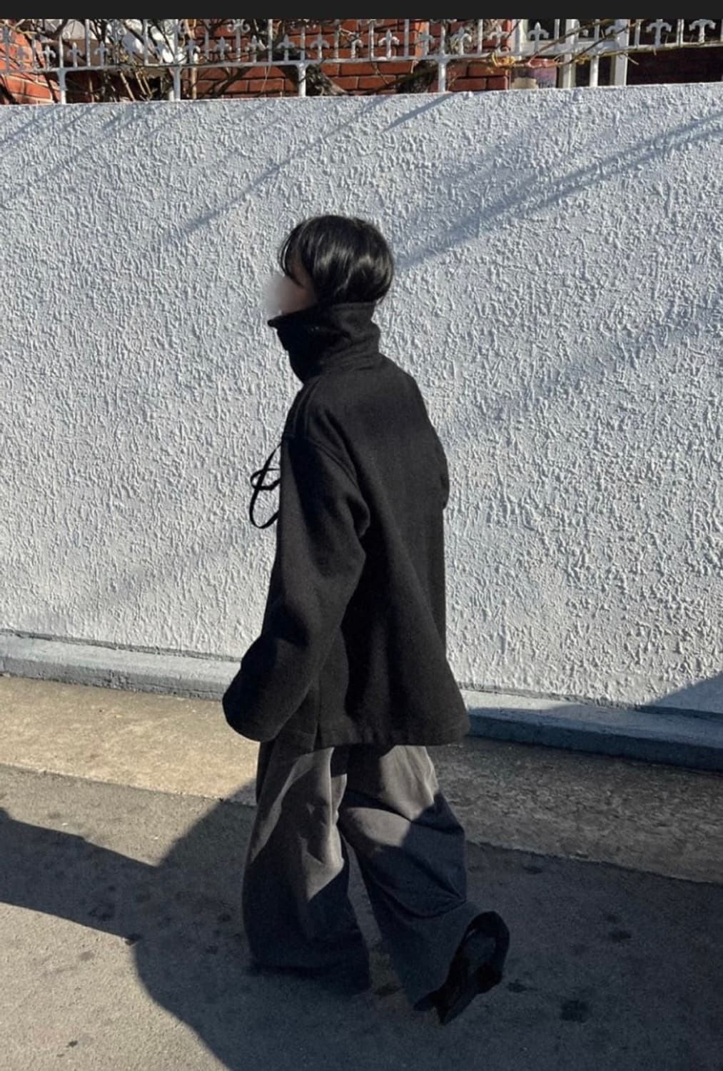 Monitaly 하이넥 울 코트자켓 상품이미지1