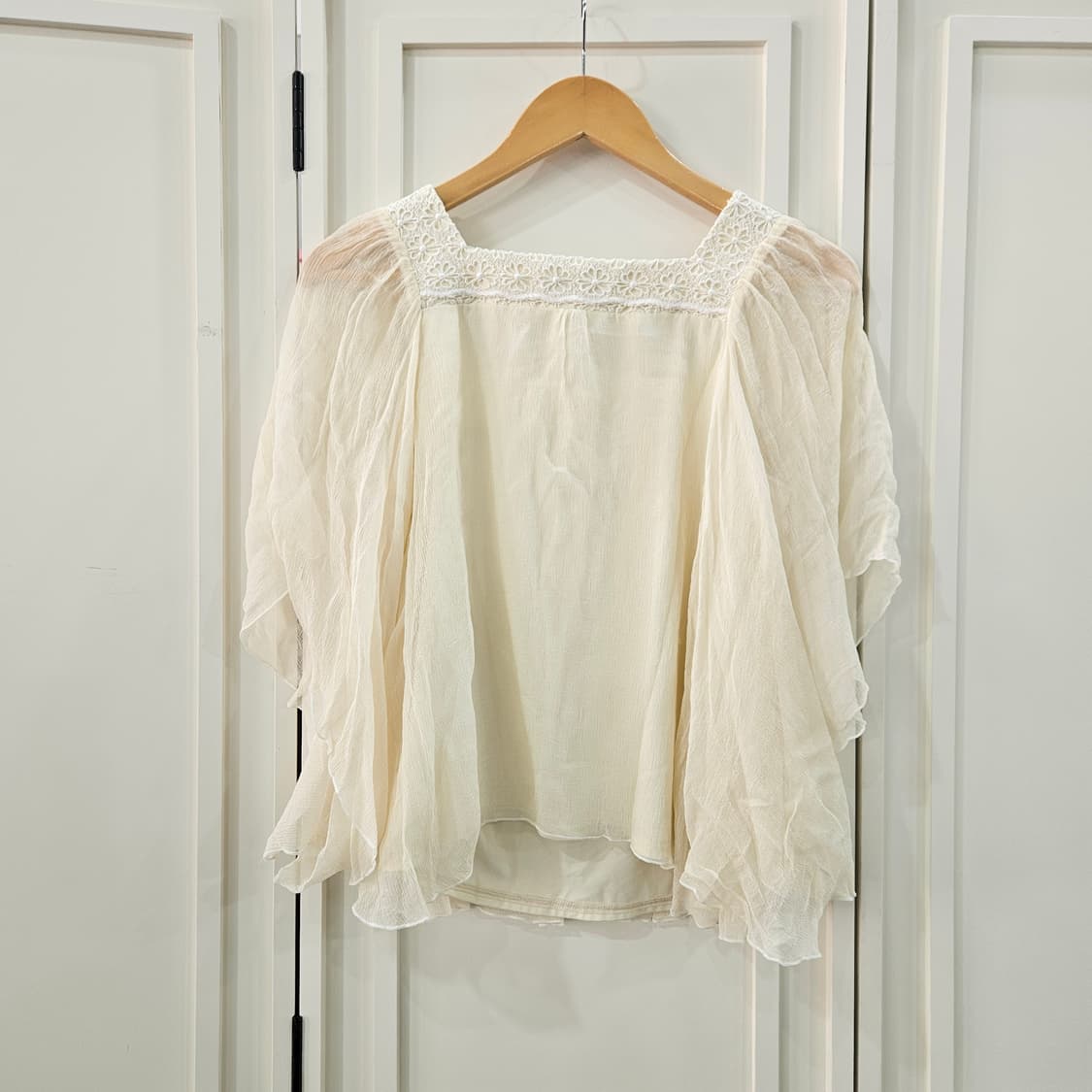 레이스 블라우스 아이보리 상품이미지5