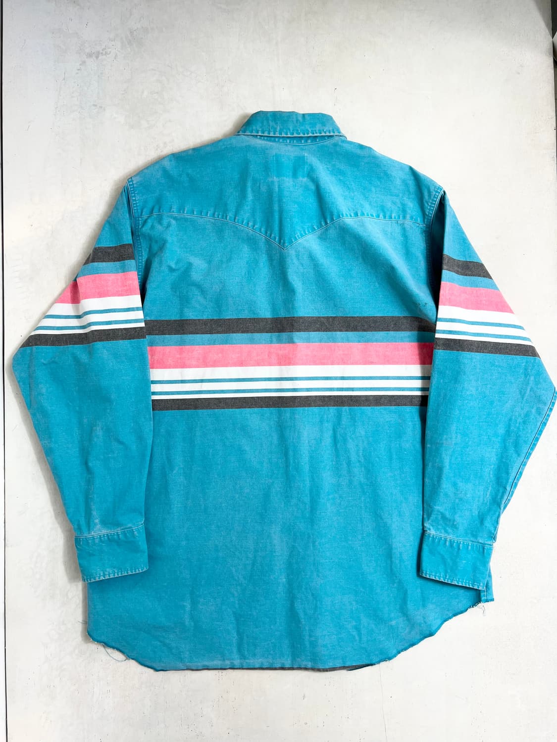 80’s ~ 90’s 빈티지 랭글러 스트라이프 셔츠 상품이미지6