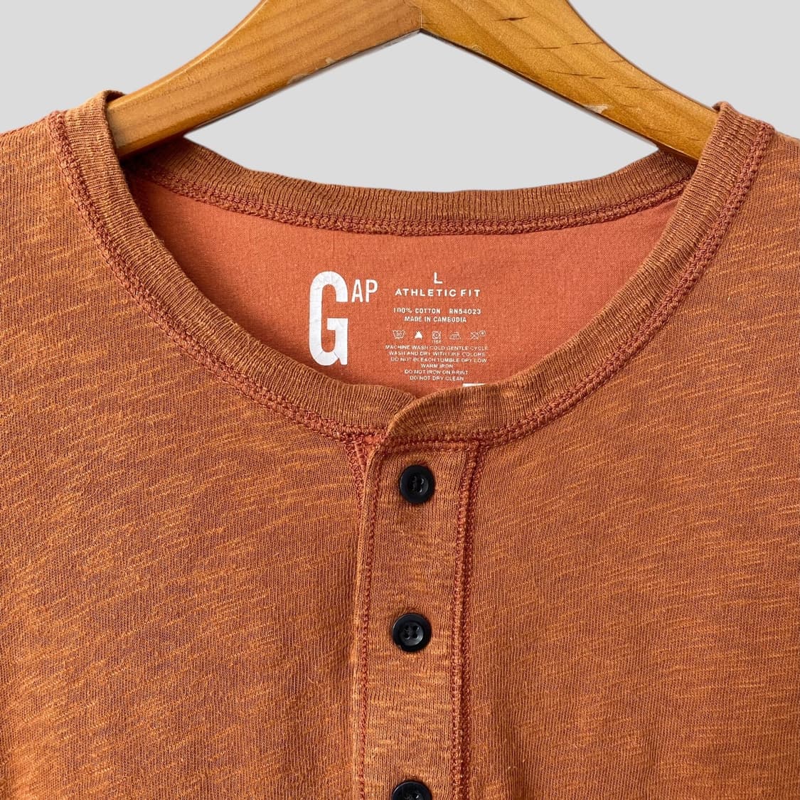 (L)GAP 갭 헨리넥 긴팔티셔츠 상품이미지3