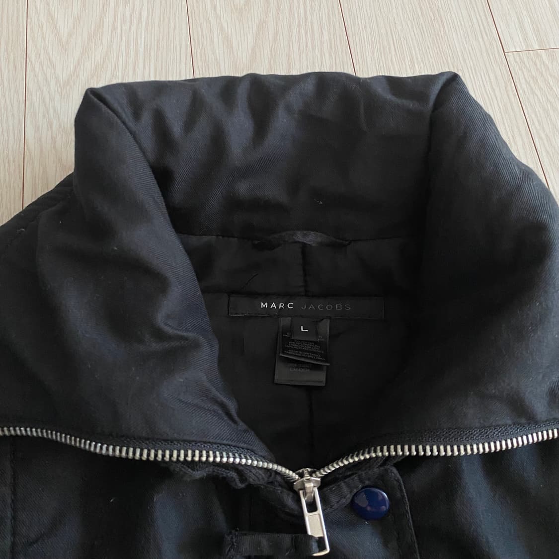 [L] 마크제이콥스 하이넥 바이커 니팅 자켓 상품이미지5