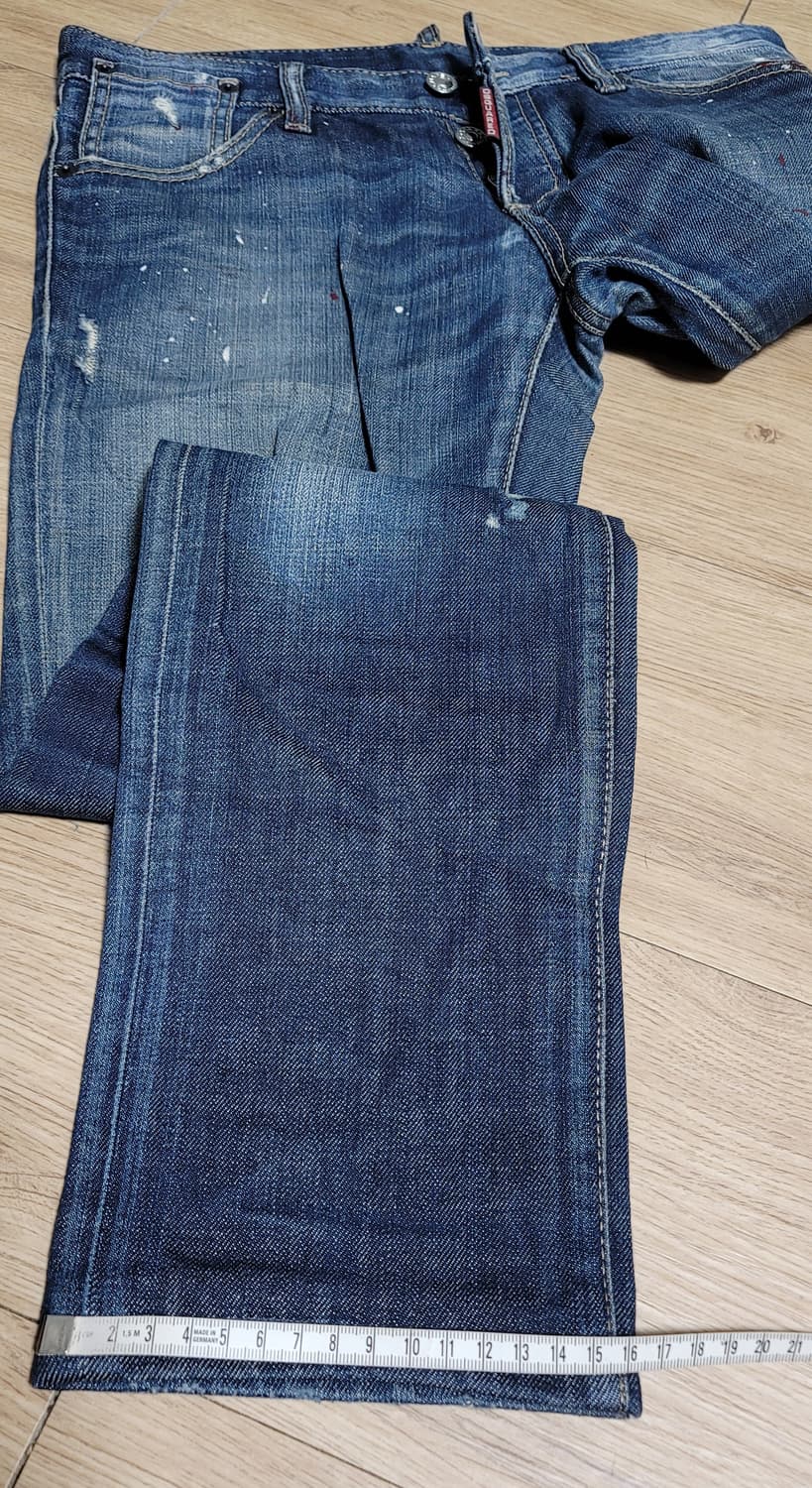 디스퀘어드 올드라벨 페인팅 슬림진 44 상품이미지8