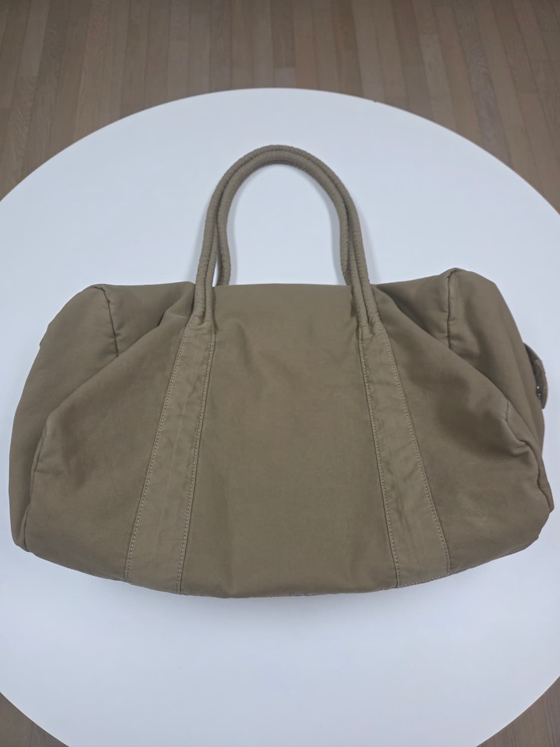 ee 더플백 베이지 라지 상품이미지1