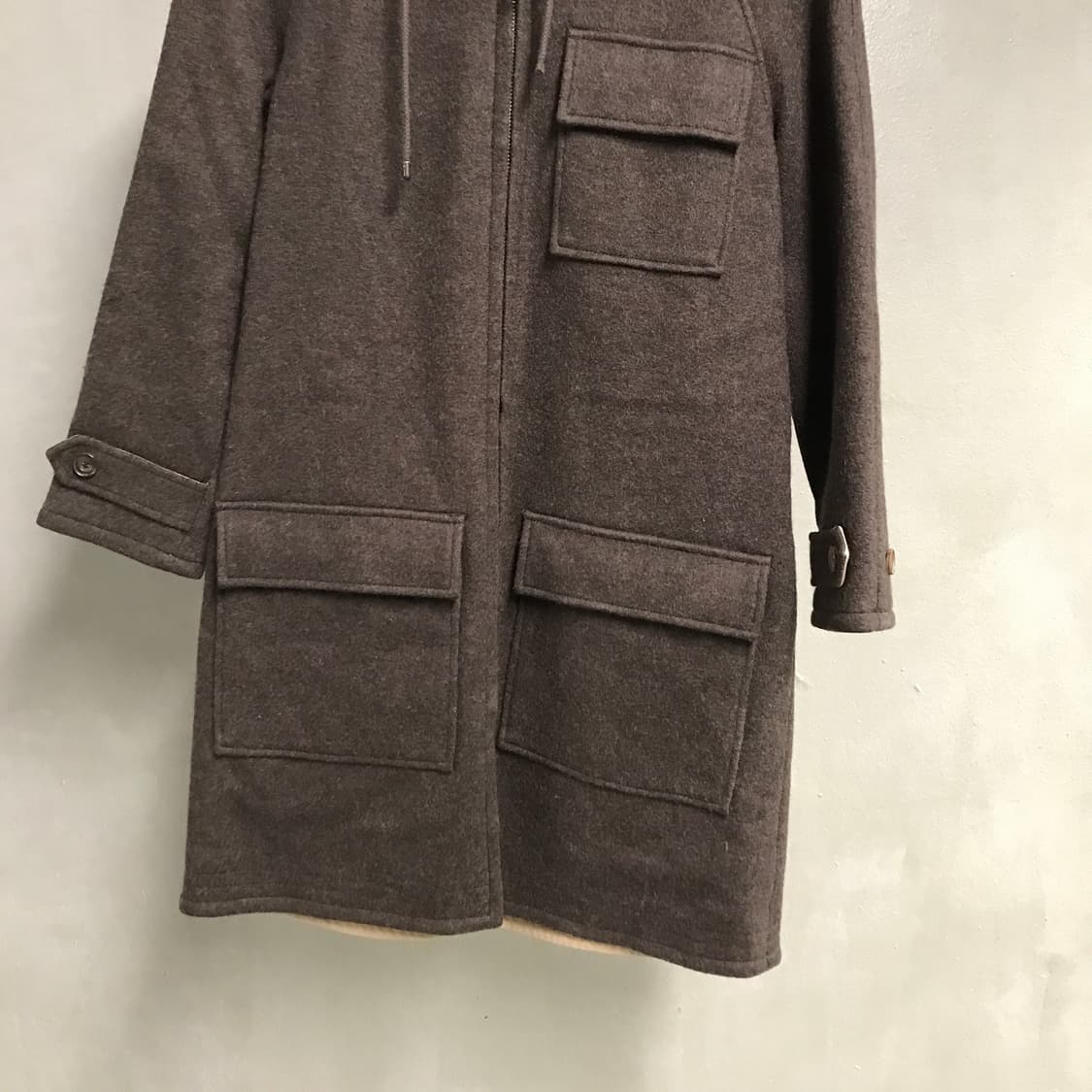 폴로 랄프로렌 후드 코트 브라운 XS(W) 상품이미지3