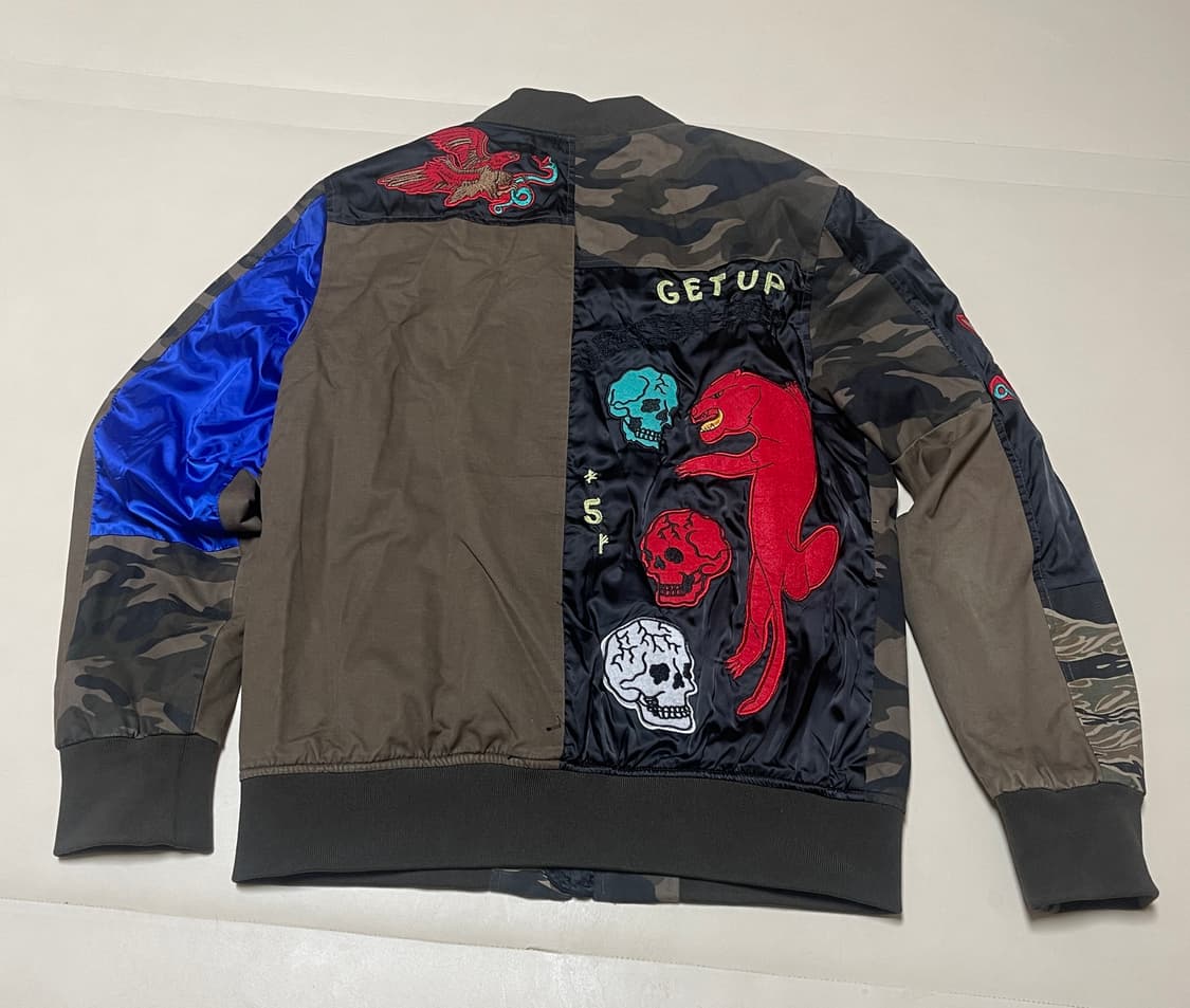 디젤 패치워크마원 카모 항공점퍼 XXL 상품이미지2