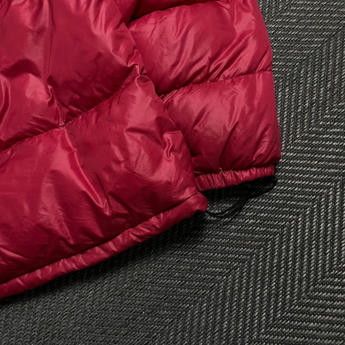 노스페이스 og 눕시 700 구스다운 푸퍼 패딩 레드o 5352 상품이미지6