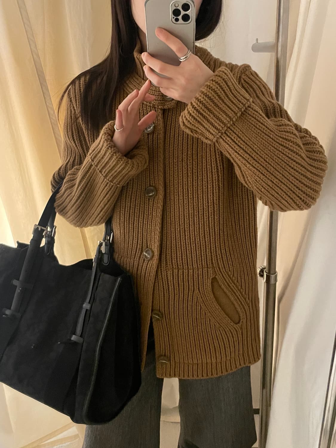 DANIELE FIESOLI lambswool cardigan 상품이미지9