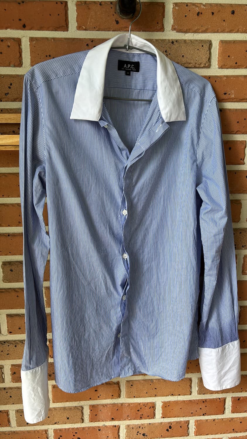 A.P.C 아페쎄 빅카라 빅슬리브 셔츠 상품이미지3