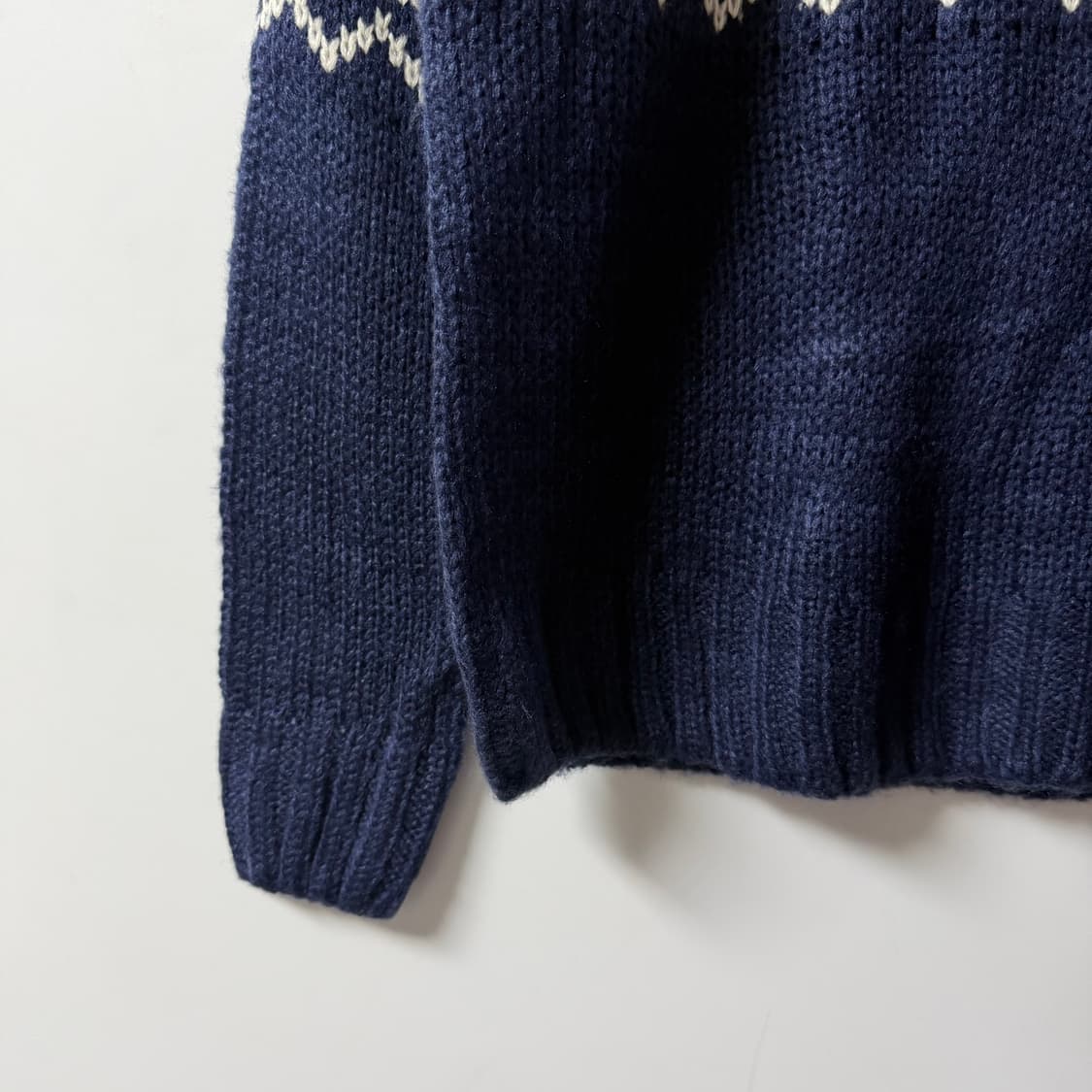 새상품 남자 노르딕 니트 (네이비) 상품이미지3