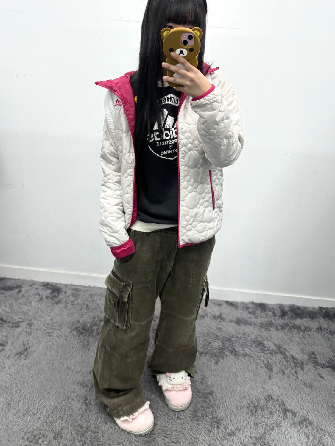 아디다스 퀄팅 다운자켓 상품이미지5