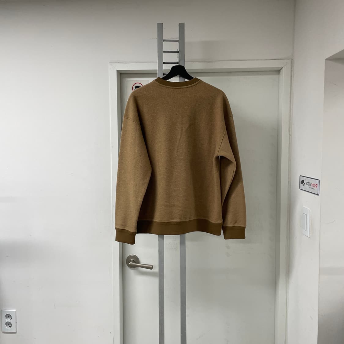 산드로 로고 맨투맨 베이지 M 상품이미지8