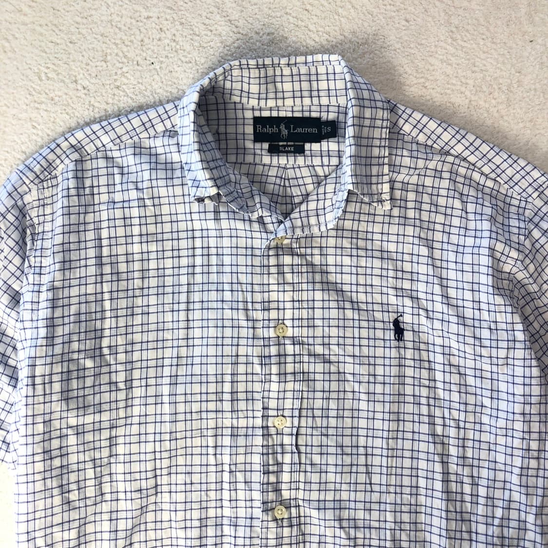 폴로 랄프로렌 체크 반팔셔츠 상품이미지3