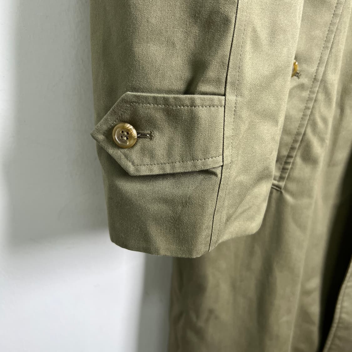 Burberrys 버버리 빈티지 카키 발마칸 코트 상품이미지7
