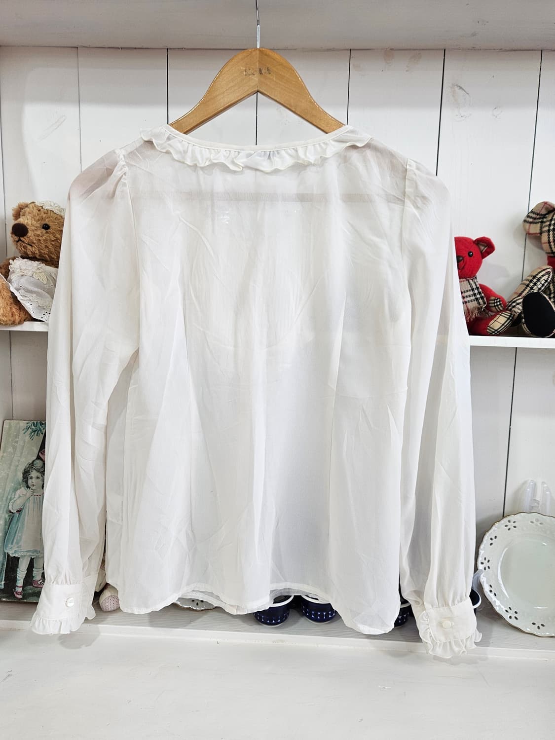 레스트로즈 LEST ROSE 쉬폰 블라우스 상품이미지6