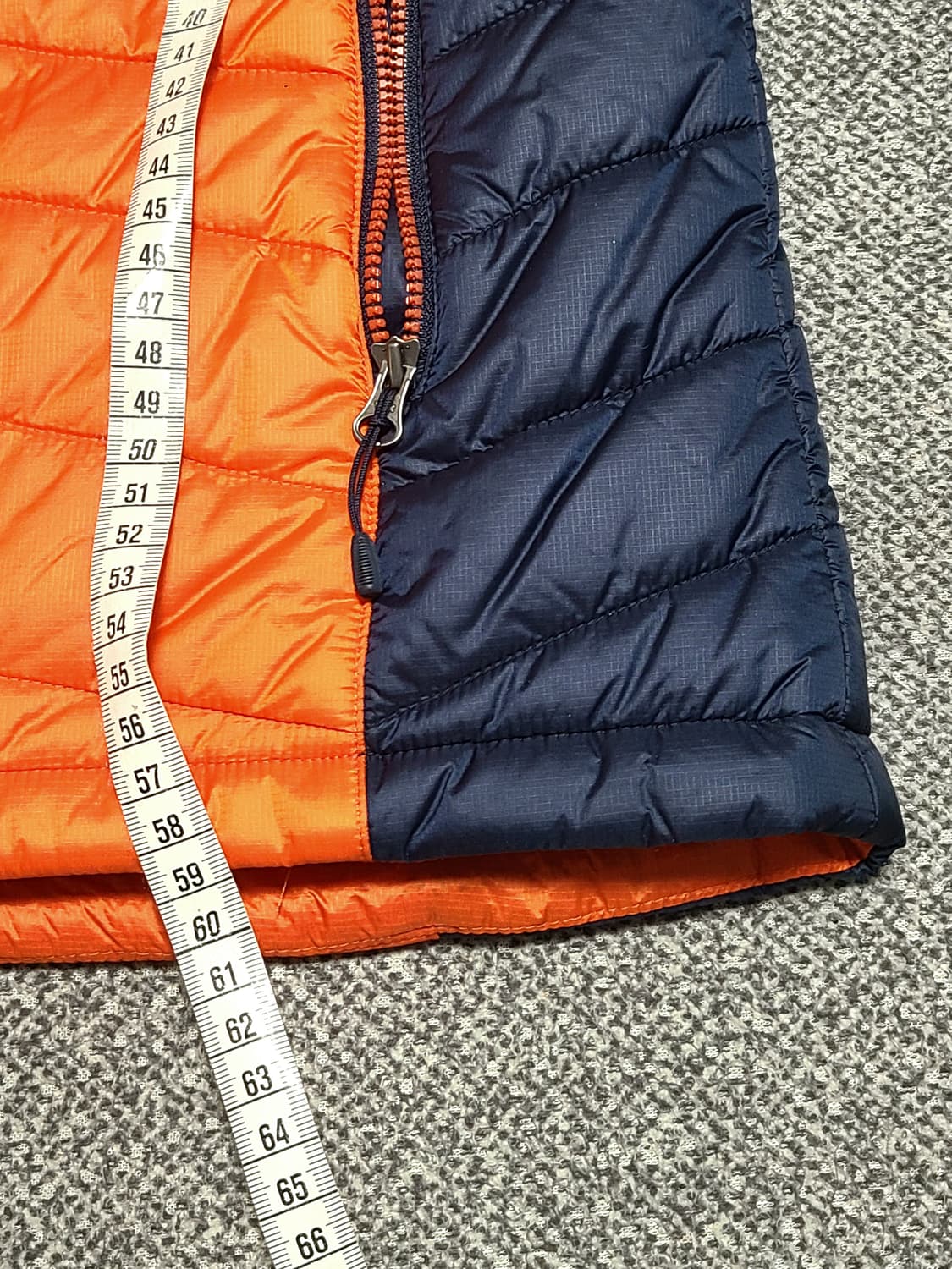 아이더 여성 카루나 경량  폴리  패딩 S 오렌지 상품이미지7