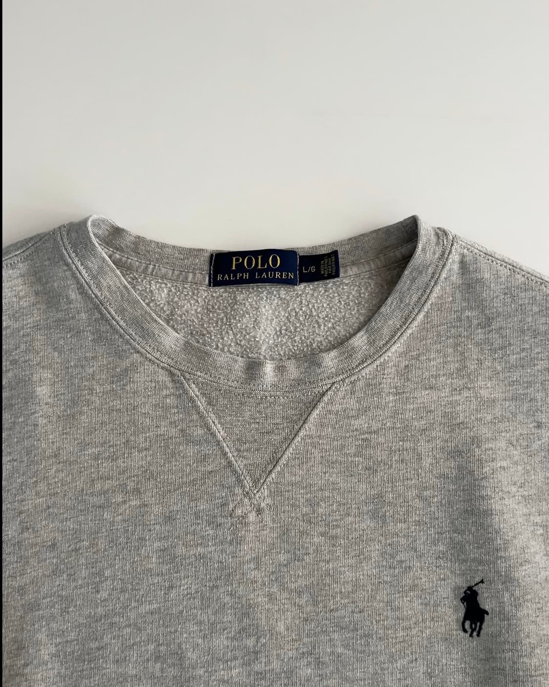 폴로 랄프로렌 그레이 맨투맨 L 상품이미지3