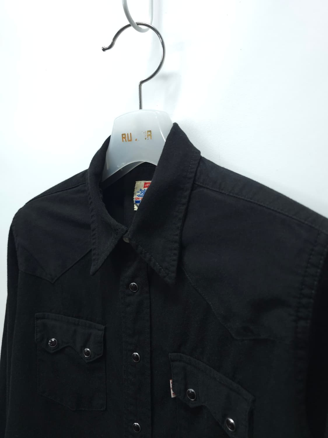 리바이스 80's 정통 웨스턴 셔츠 블랙 (55~55반) 상품이미지4
