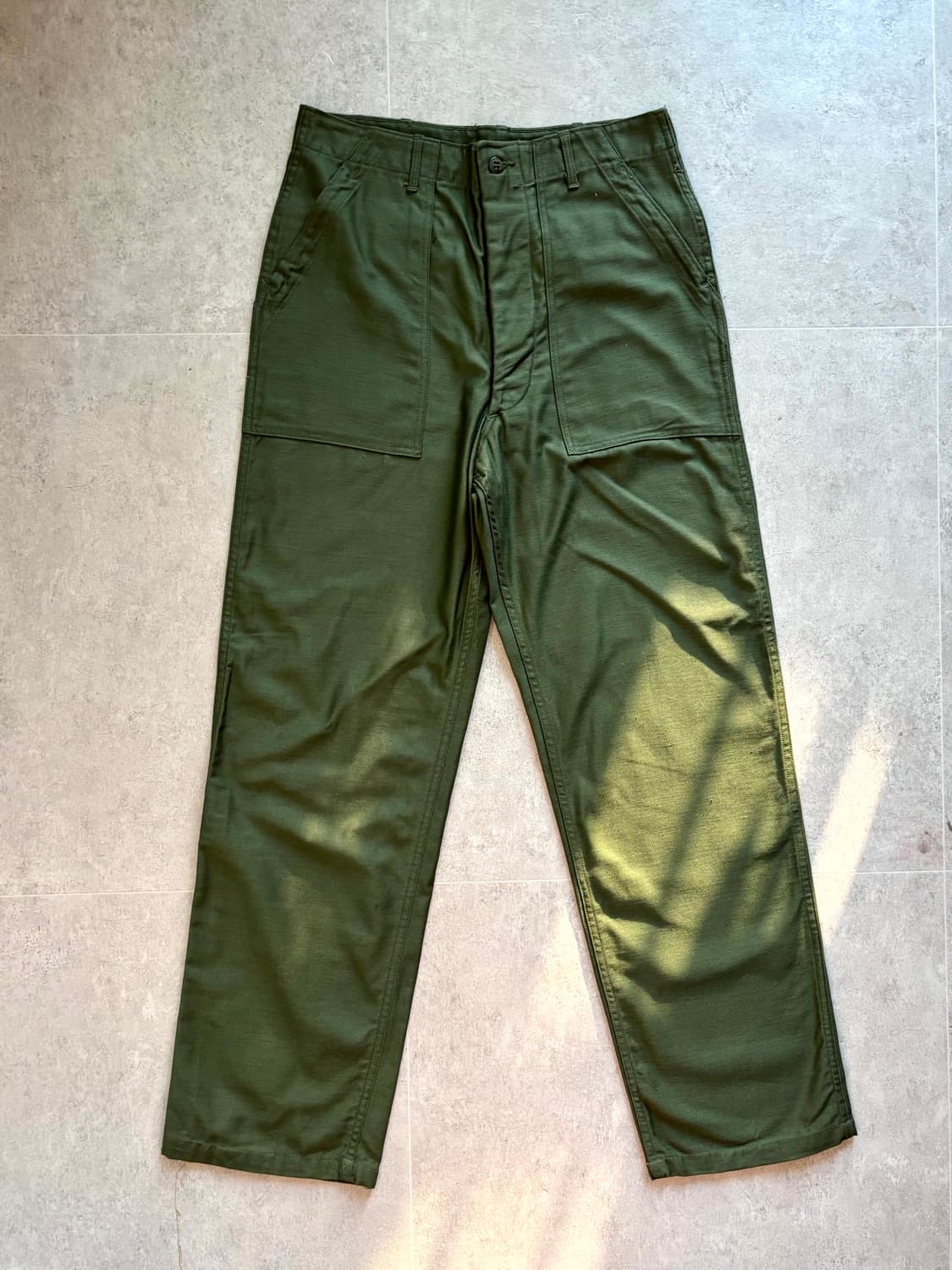 60's 미군 OG 107 퍼티그 팬츠 30" 데드스탁 상품이미지1