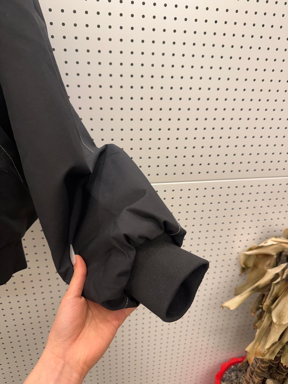 빈티지 퍼 후드 패딩 점퍼 블랙 상품이미지4