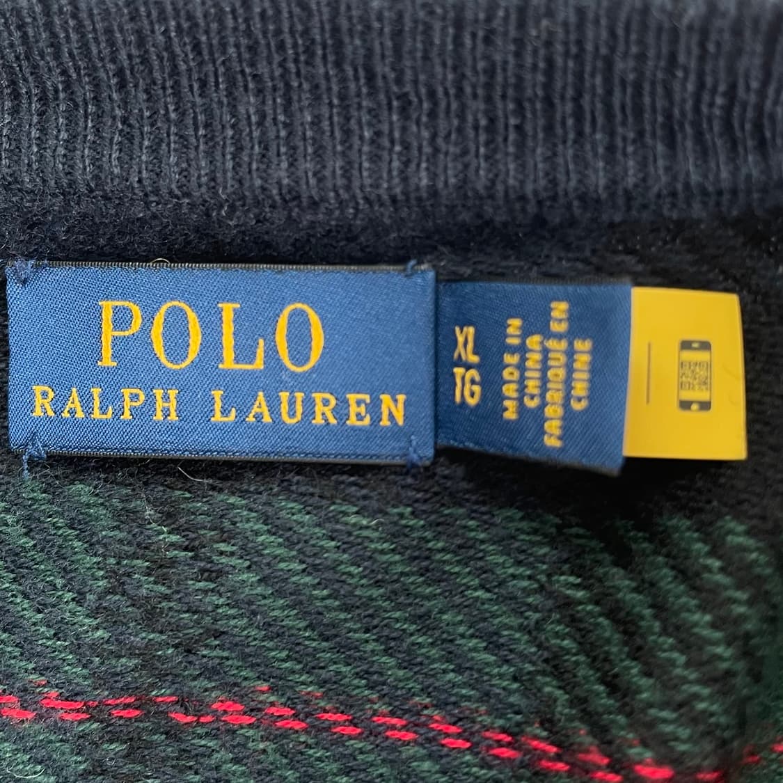 Polo  폴로 랄프로렌 Qr 신형 블랙워치 체크 가디건 상품이미지4