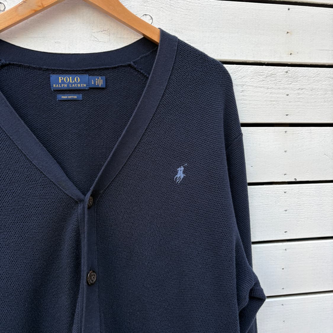 Polo 폴로 피마코튼 니트 가디건 상품이미지3