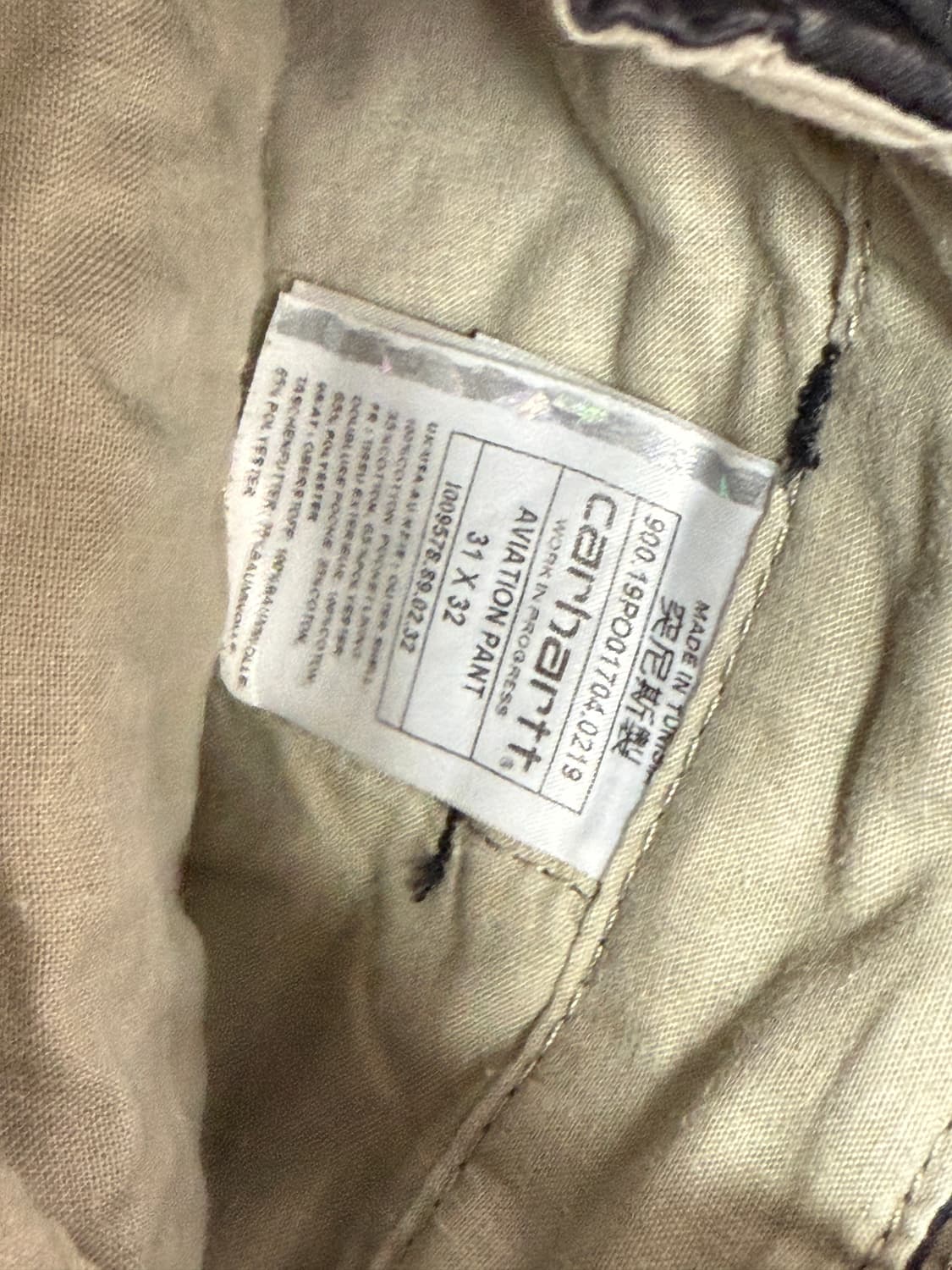 칼하트 wip 에비에이션 팬츠(립스탑) 상품이미지3