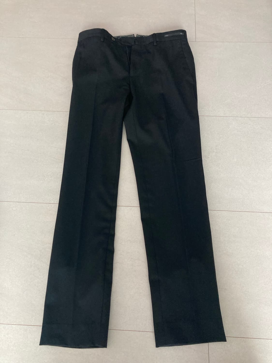 PT01 남성 블랙 슬림핏 바지 46 상품이미지1