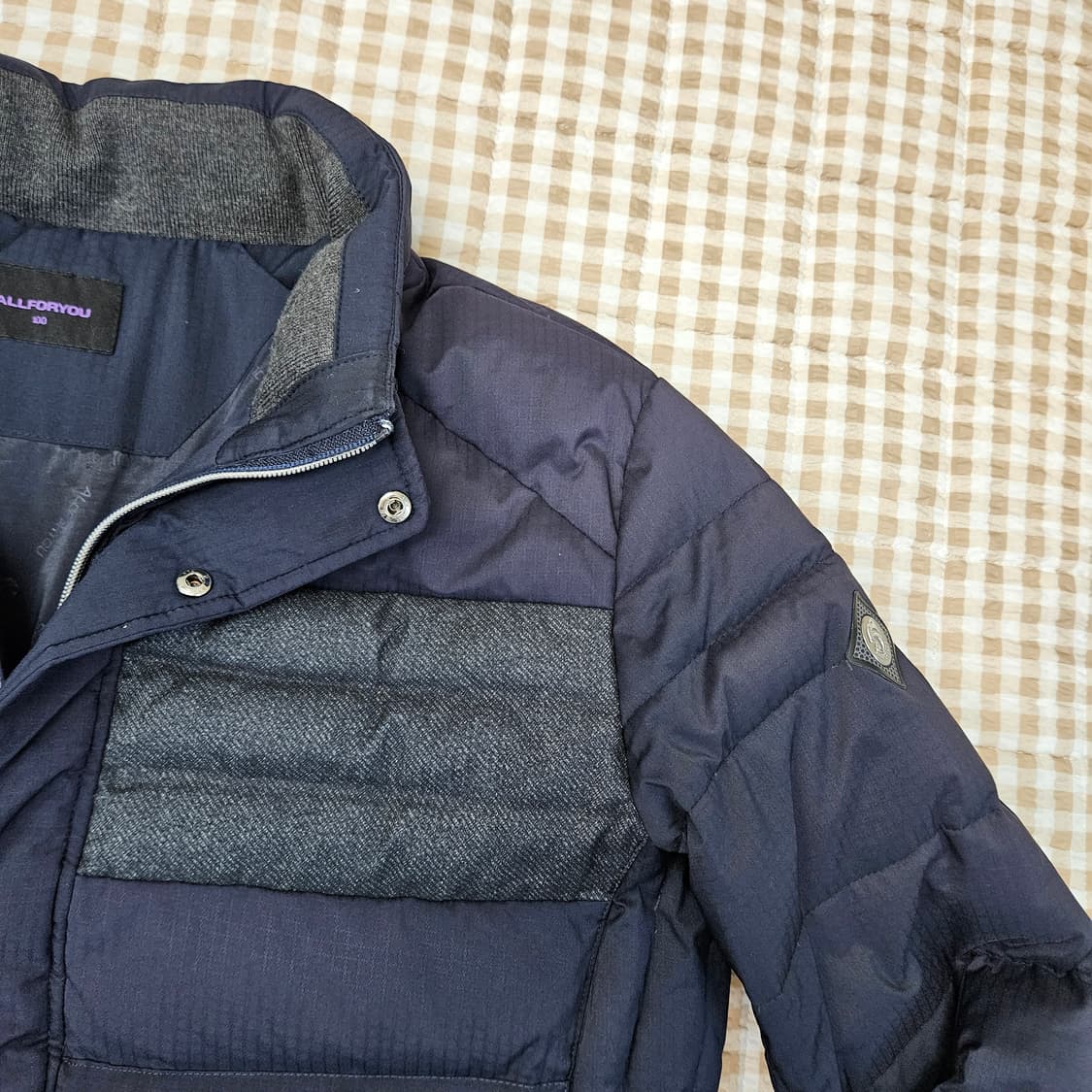 올포유 오리털 경량패딩 자켓 남자100 상품이미지3