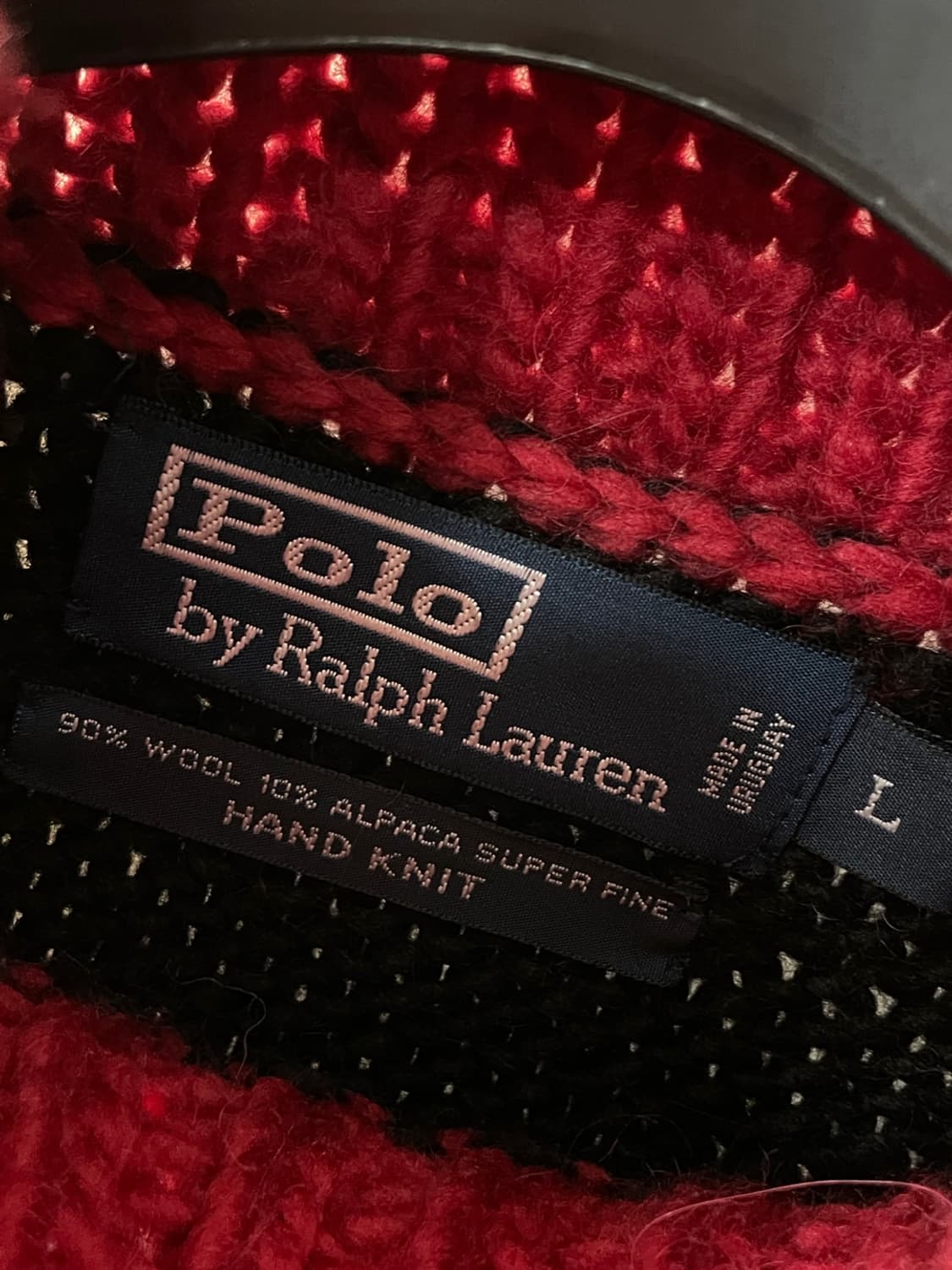 폴로 랄프로렌 노르딕 터틀 넥 니트 상품이미지5