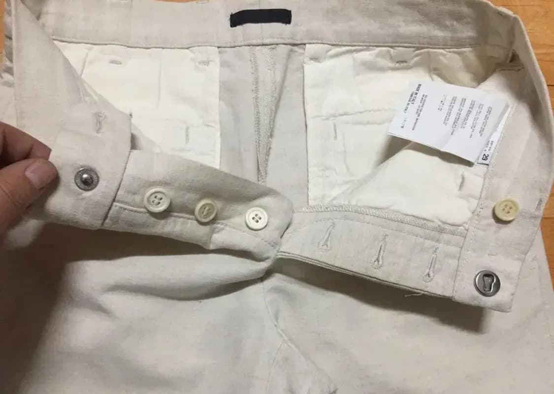 PRADA 프라다 팬츠(코튼/리넨)29 사이즈 상품이미지3