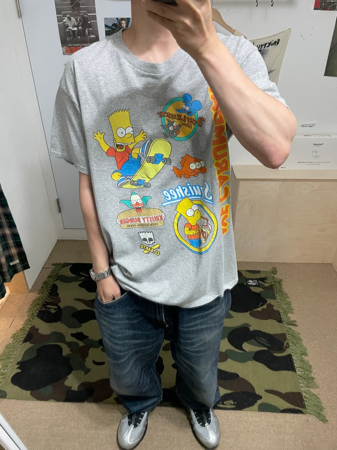 심슨 오피셜 티셔츠 (L) 상품이미지4