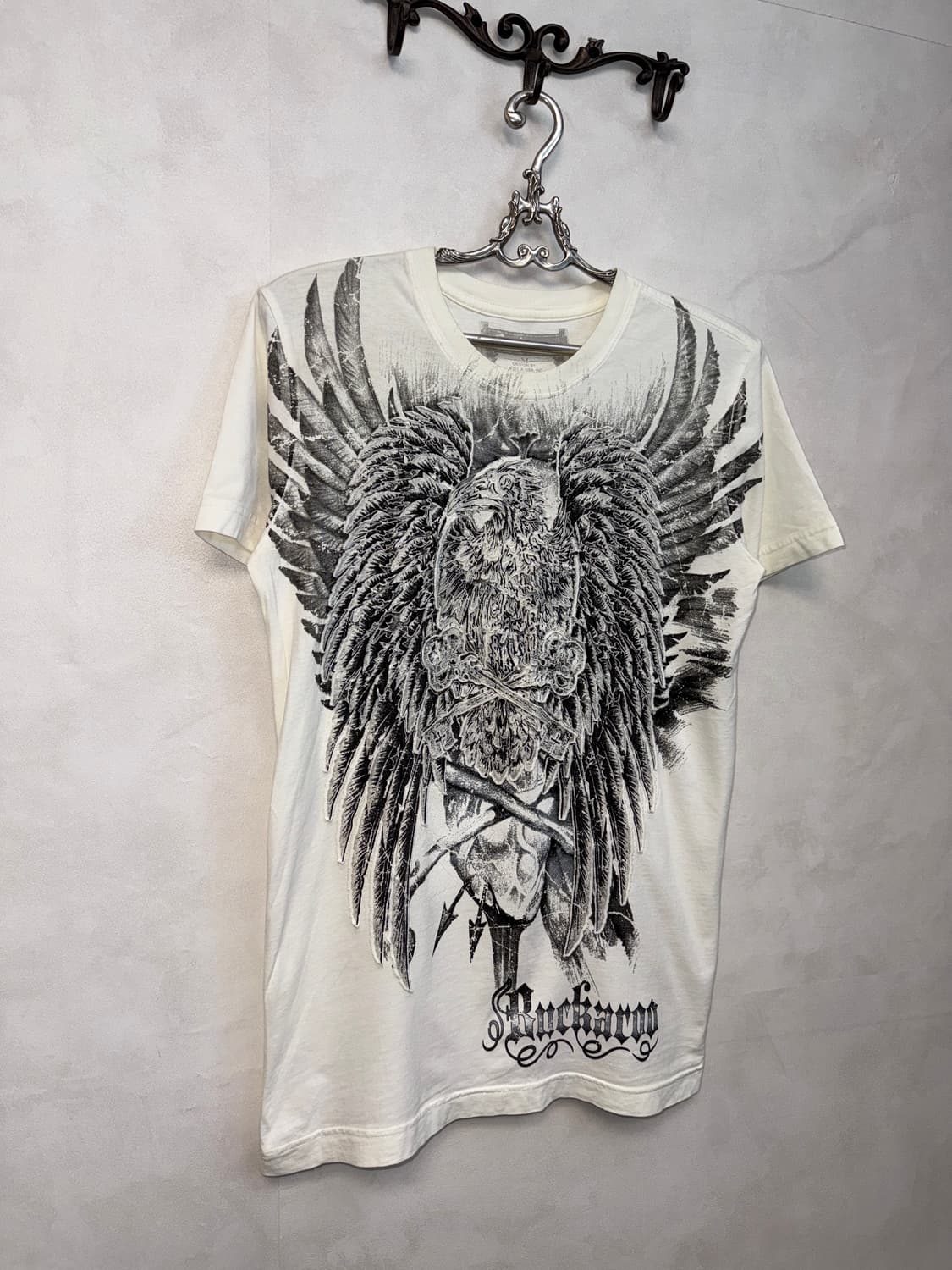 Buckaroo white oriental punk graphic 반팔티 상품이미지2