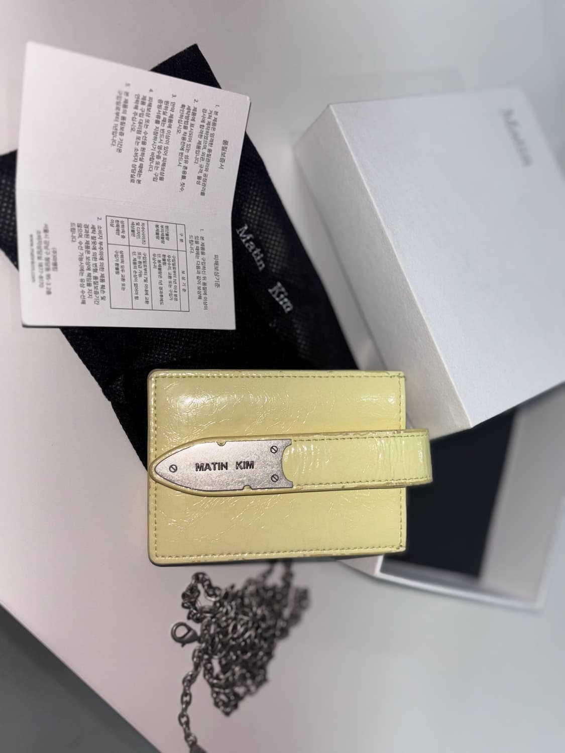 마뗑킴 아코디언 카드지갑+스트랩  상품이미지2