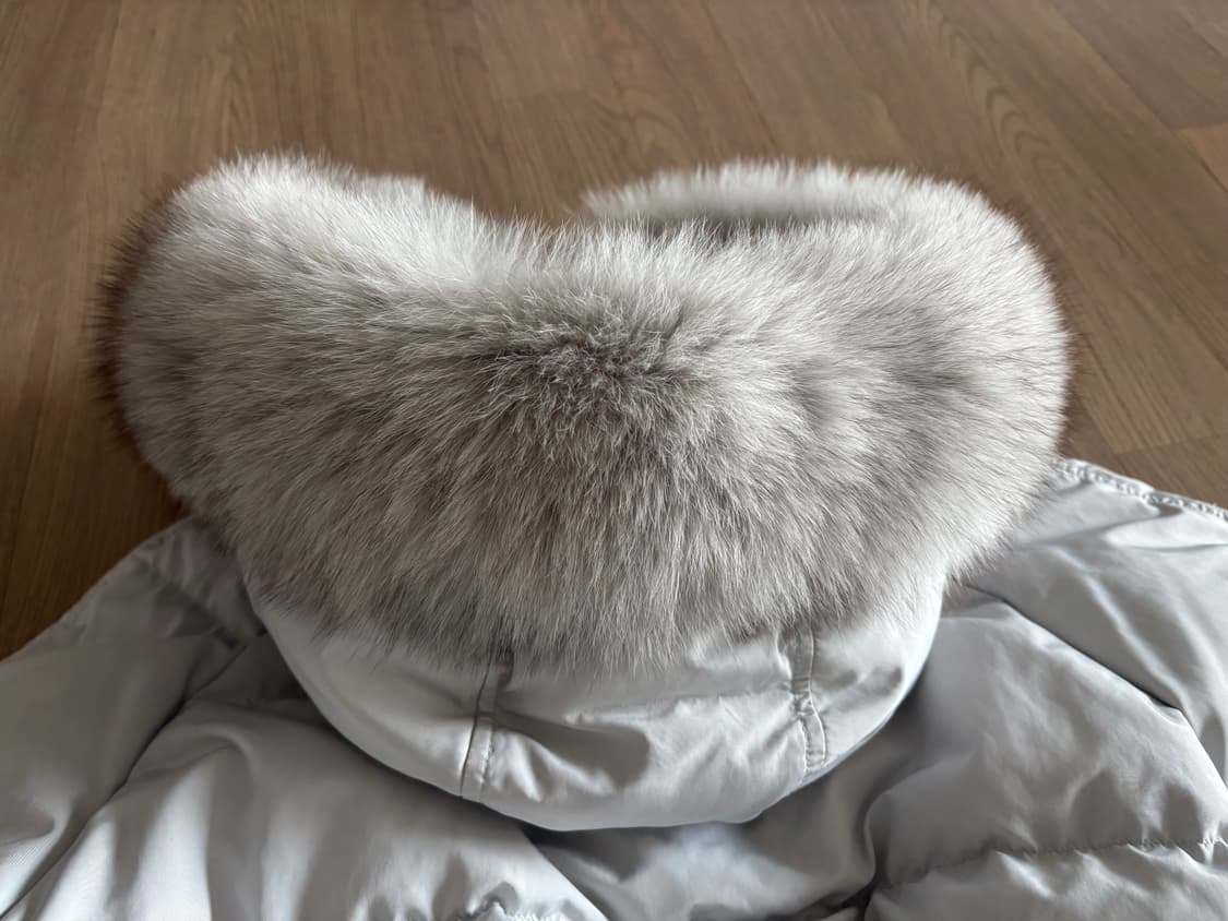 새상품급 온앤온 사가퍼 패딩 연그레이 55 상품이미지3