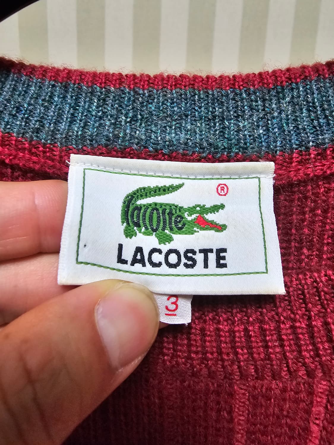 라코스테 니트 울 3사이즈 상품이미지8