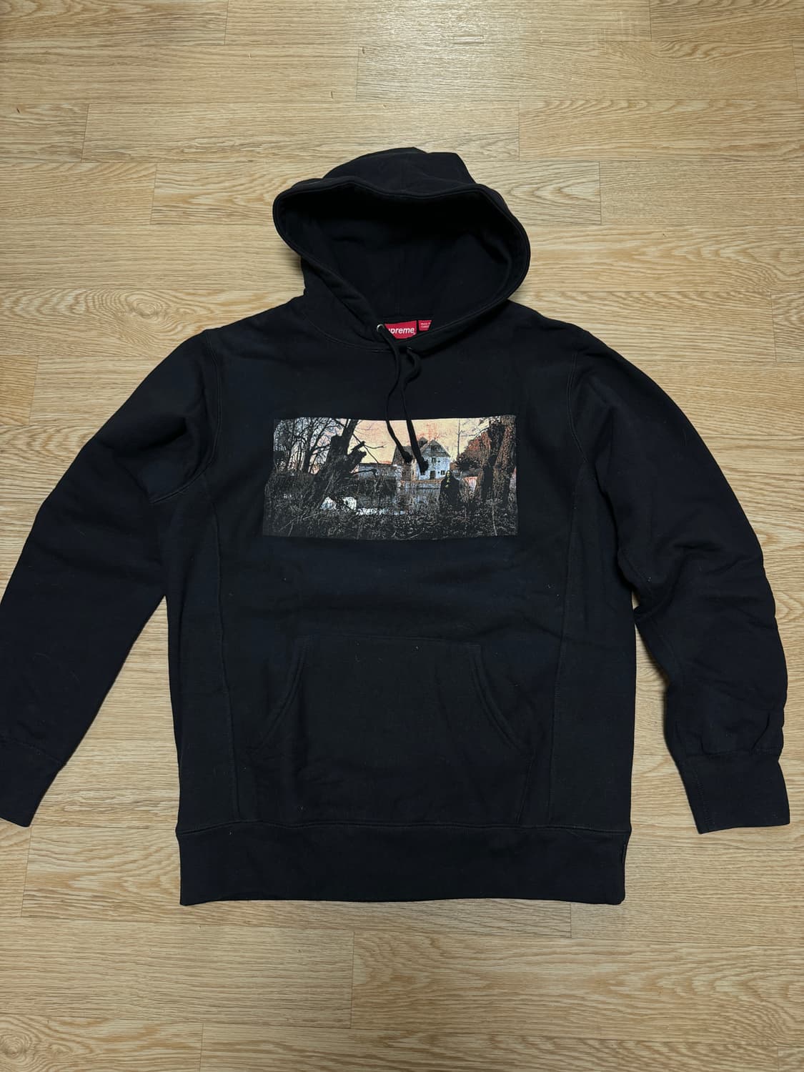 슈프림 블랙 사바스 후드  상품이미지2