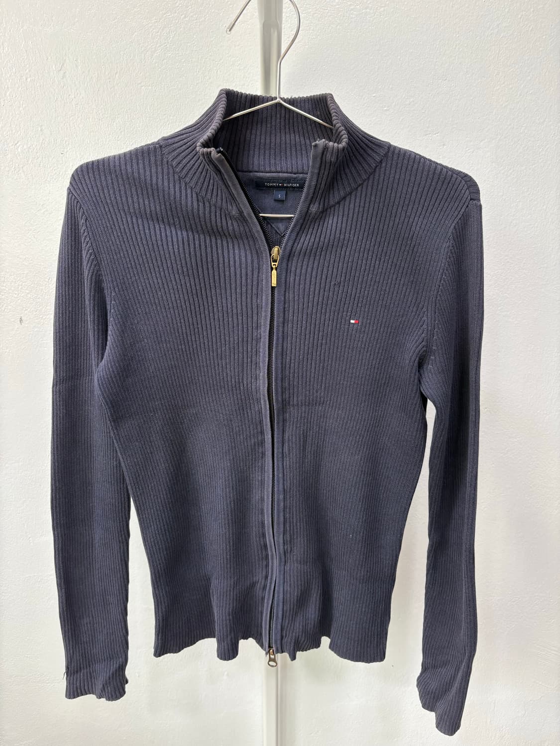 타미힐피거 네이비 니트집업 상품이미지5